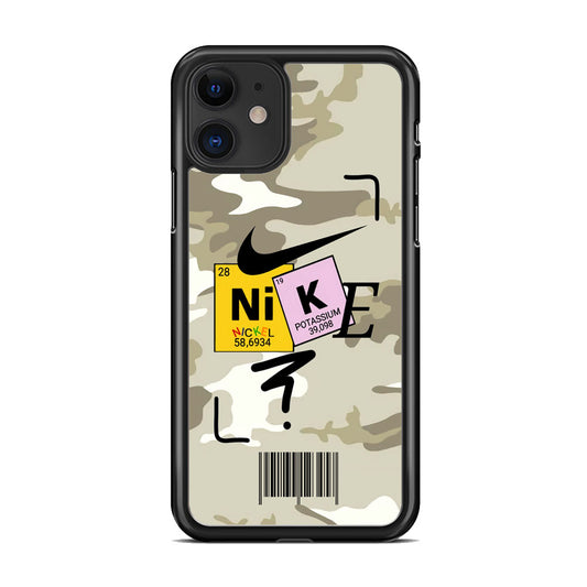 Nike Chemical Formula iPhone 11 Case