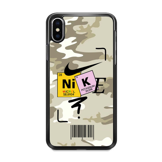 Nike Chemical Formula iPhone Xs Max Case