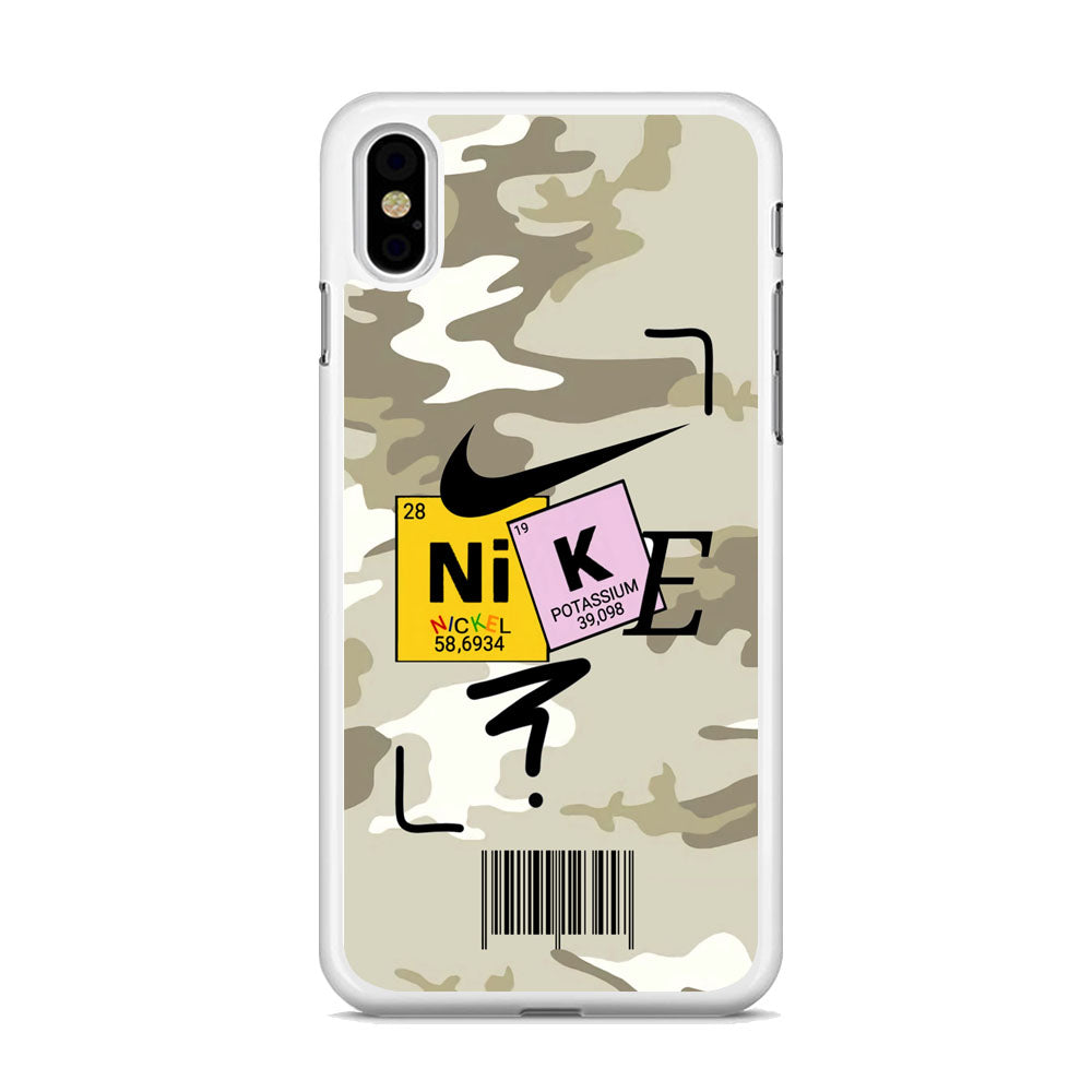 Nike Chemical Formula iPhone X Case