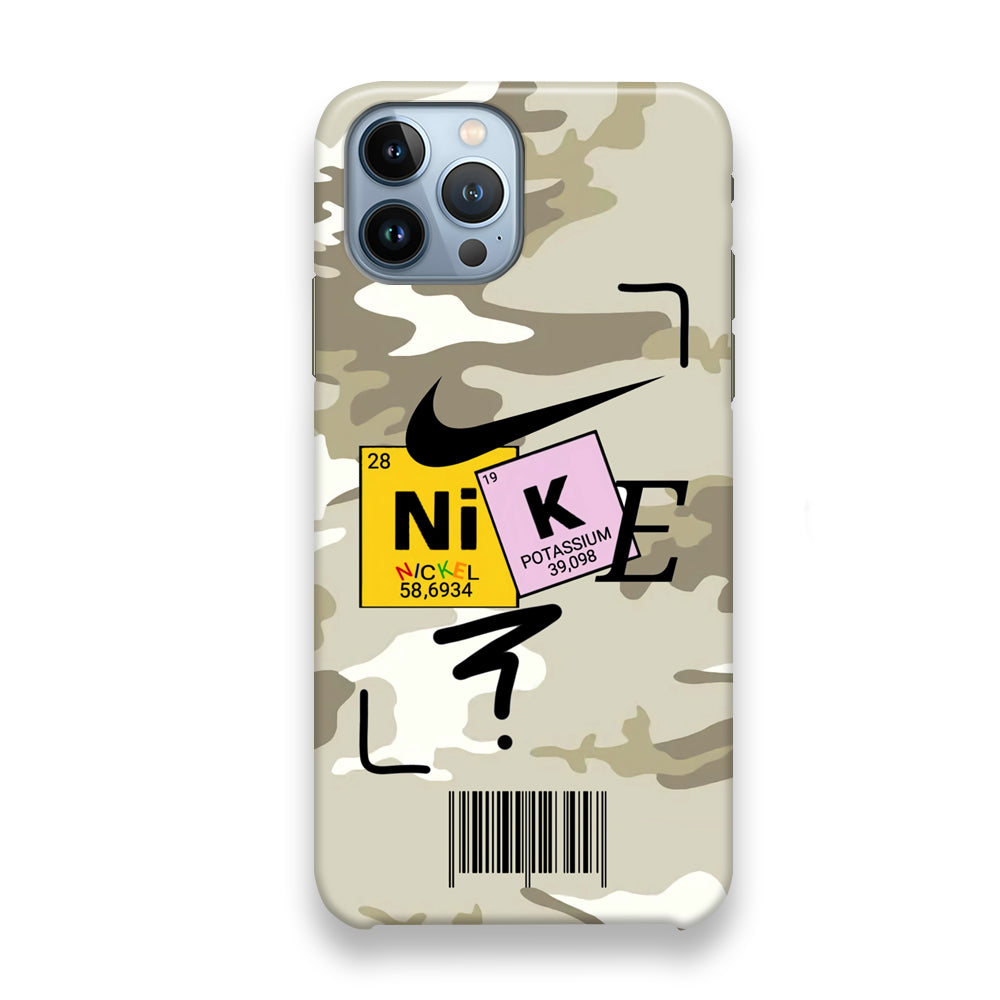 Nike Chemical Formula iPhone 13 Pro Case