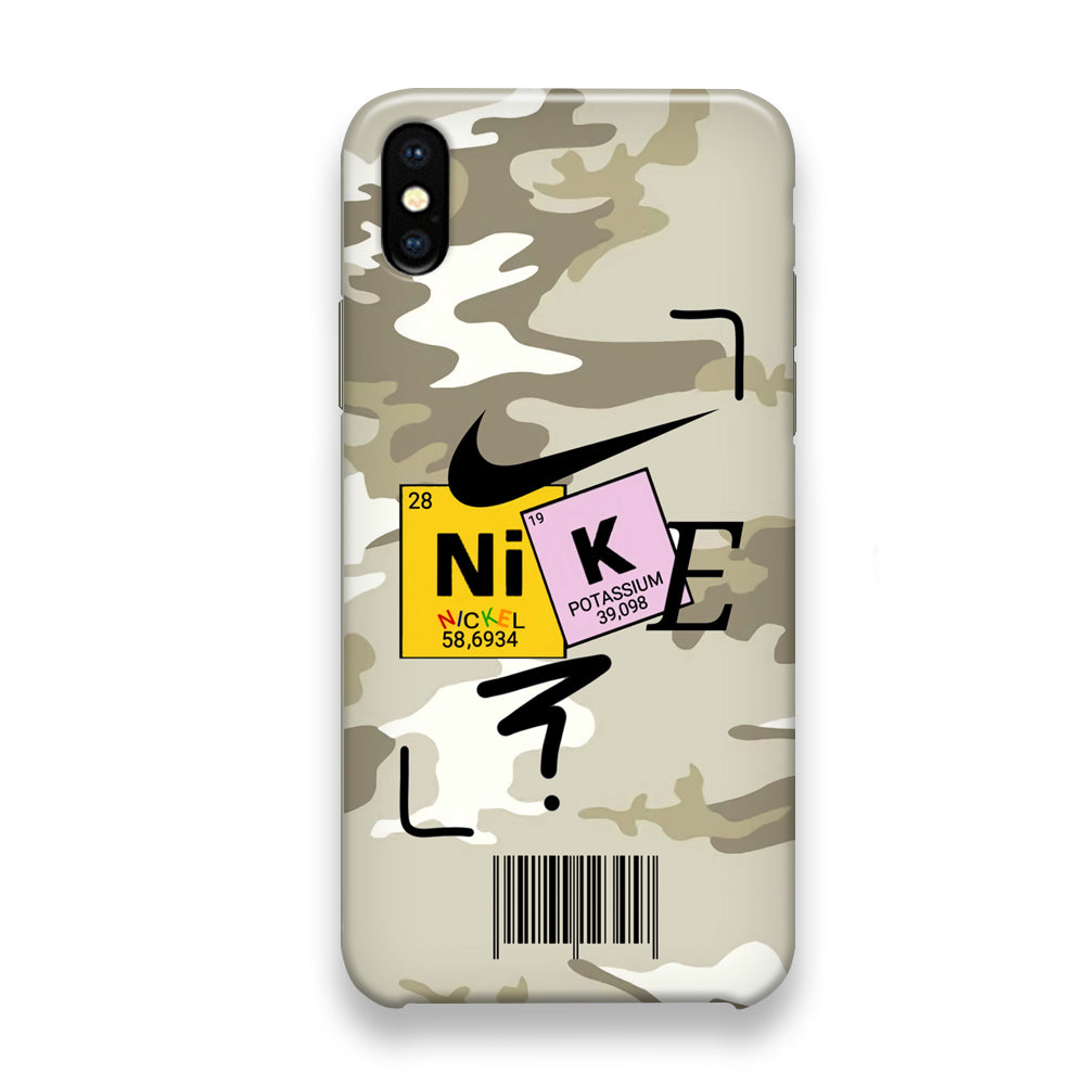 Nike Chemical Formula iPhone X Case