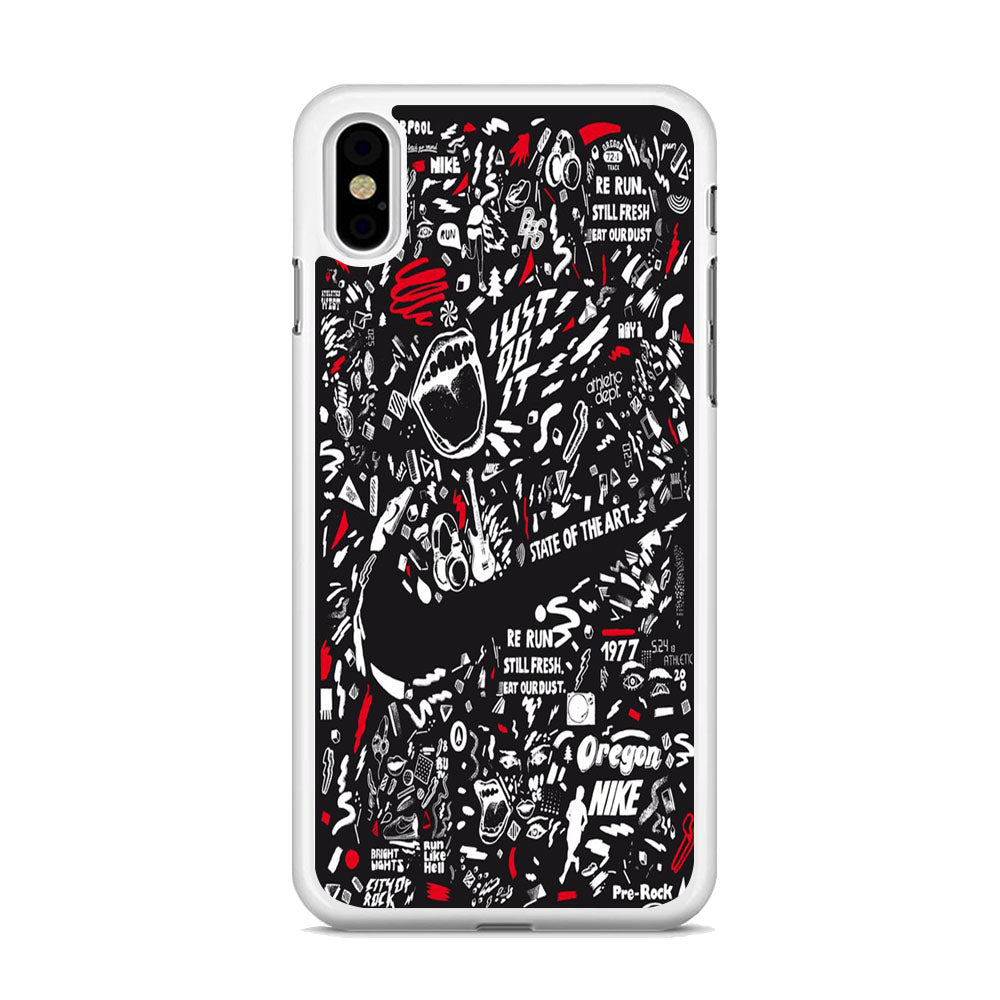 Nike City Of Rock iPhone Xs Case