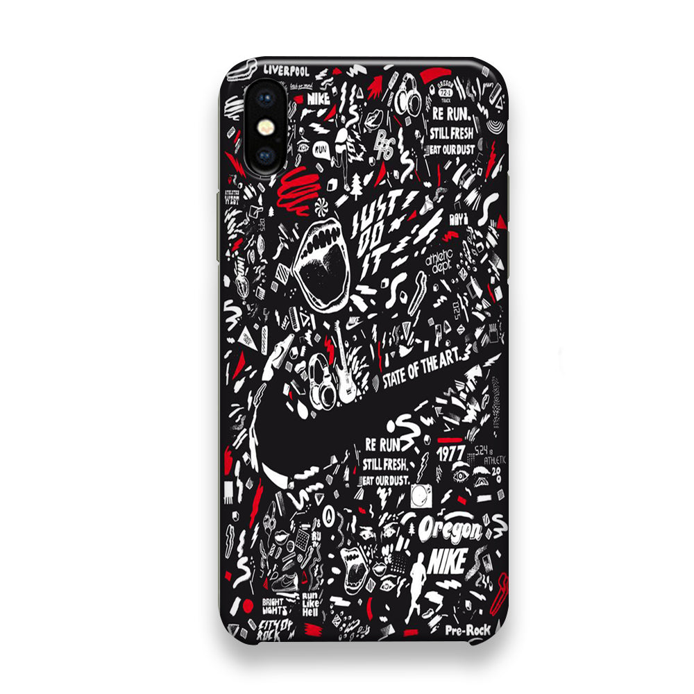 Nike City Of Rock iPhone Xs Case