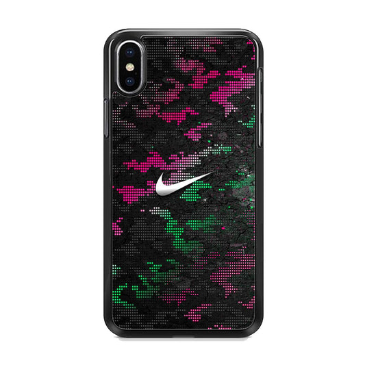 Nike Club Pixel Camo iPhone Xs Case