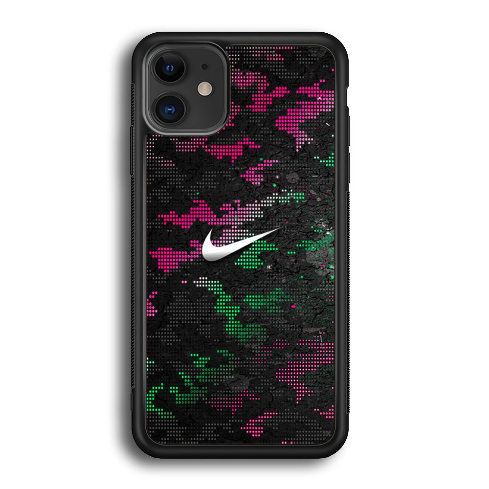 Nike Club Pixel Camo iPhone 12 Case