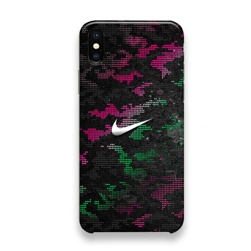 Nike Club Pixel Camo iPhone X Case