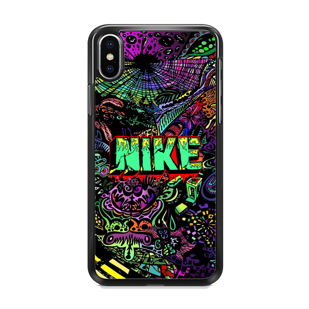 Nike Doodle Drip Colour iPhone X Case