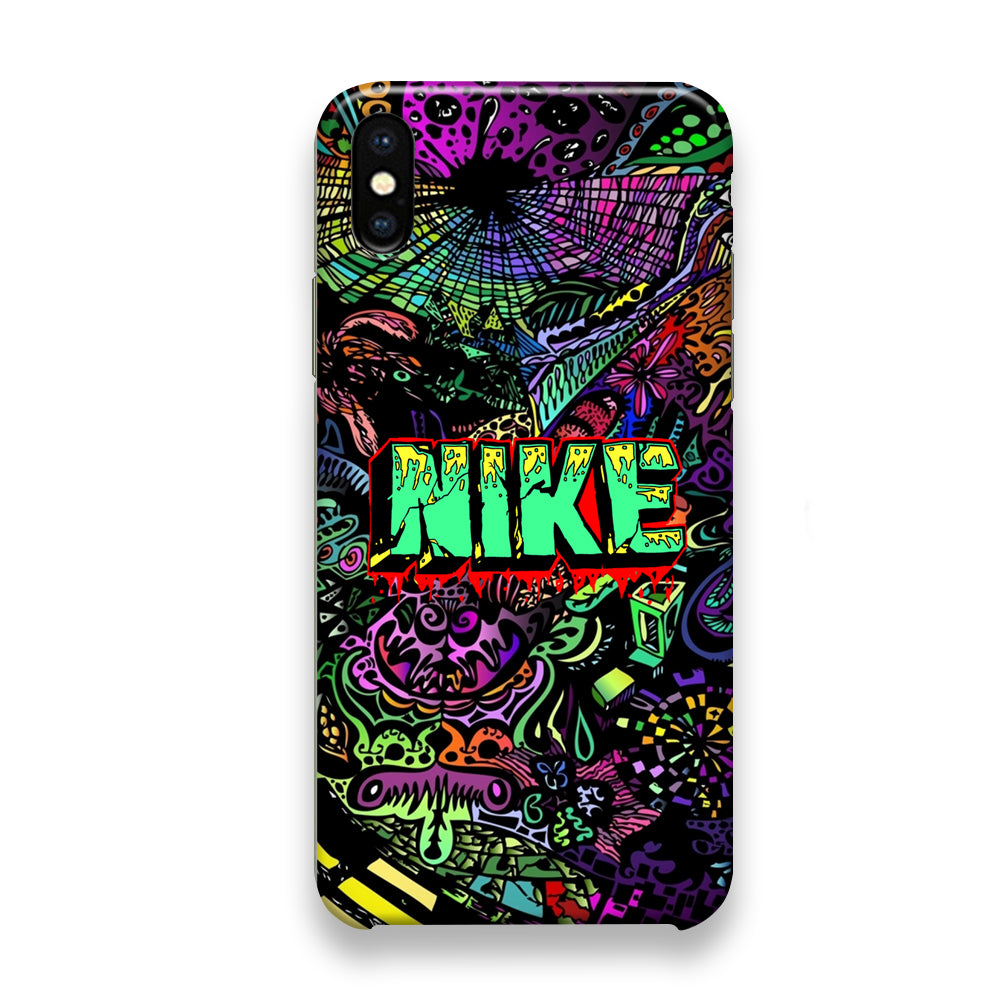 Nike Doodle Drip Colour iPhone X Case