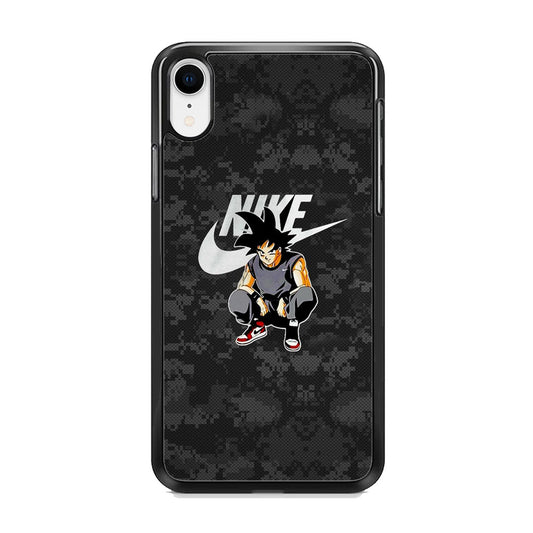 Nike Goku Pixel Black Camo iPhone XR Case