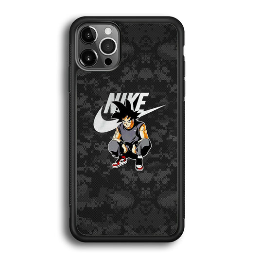 Nike Goku Pixel Black Camo iPhone 12 Pro Max Case