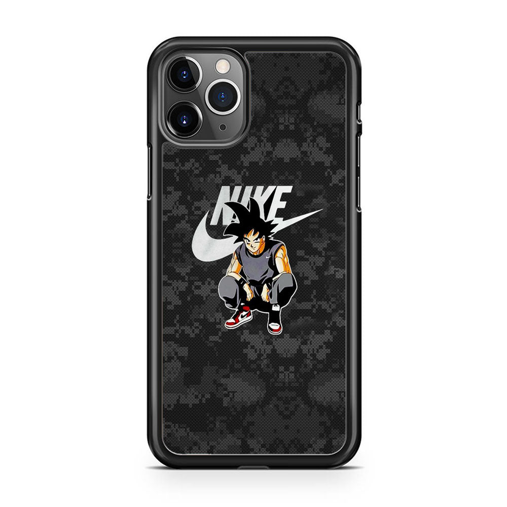 Nike Goku Pixel Black Camo iPhone 11 Pro Case