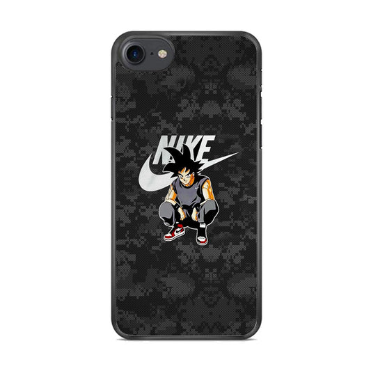 Nike Goku Pixel Black Camo iPhone 8 Case