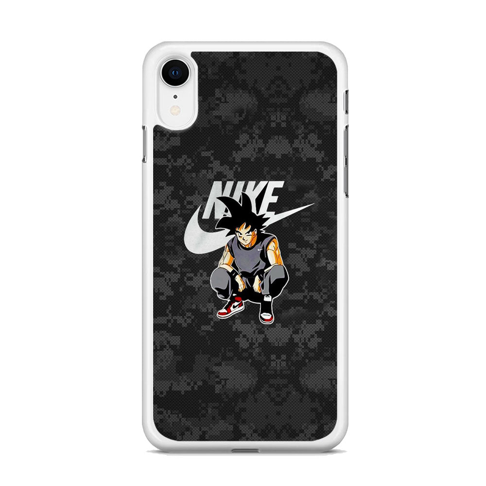 Nike Goku Pixel Black Camo iPhone XR Case