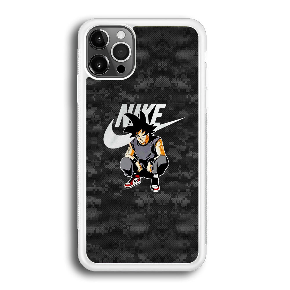 Nike Goku Pixel Black Camo iPhone 12 Pro Max Case