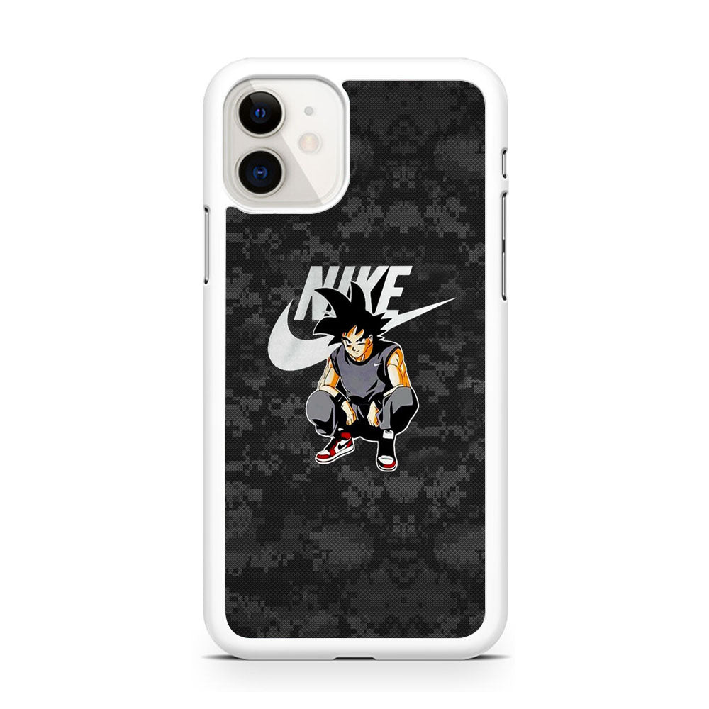 Nike Goku Pixel Black Camo iPhone 11 Case