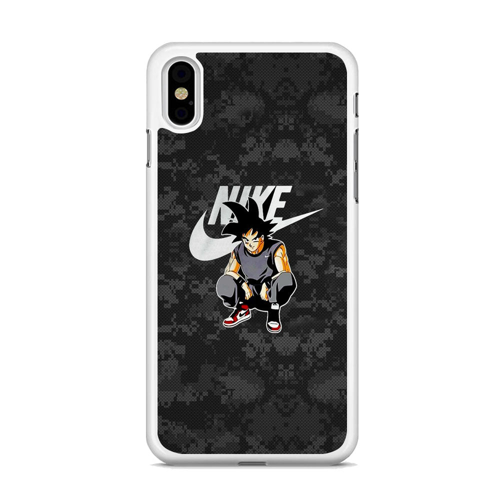 Nike Goku Pixel Black Camo iPhone X Case