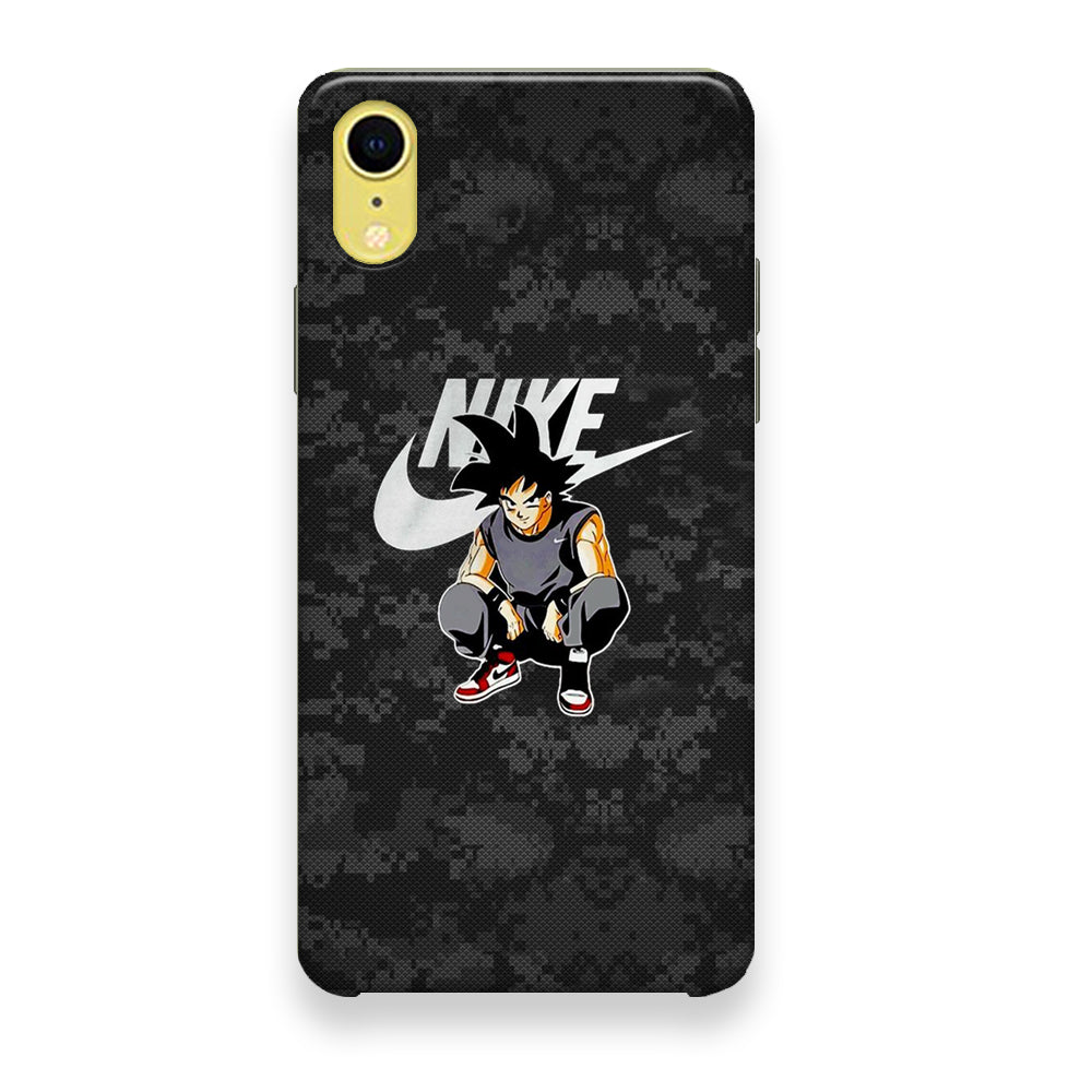 Nike Goku Pixel Black Camo iPhone XR Case