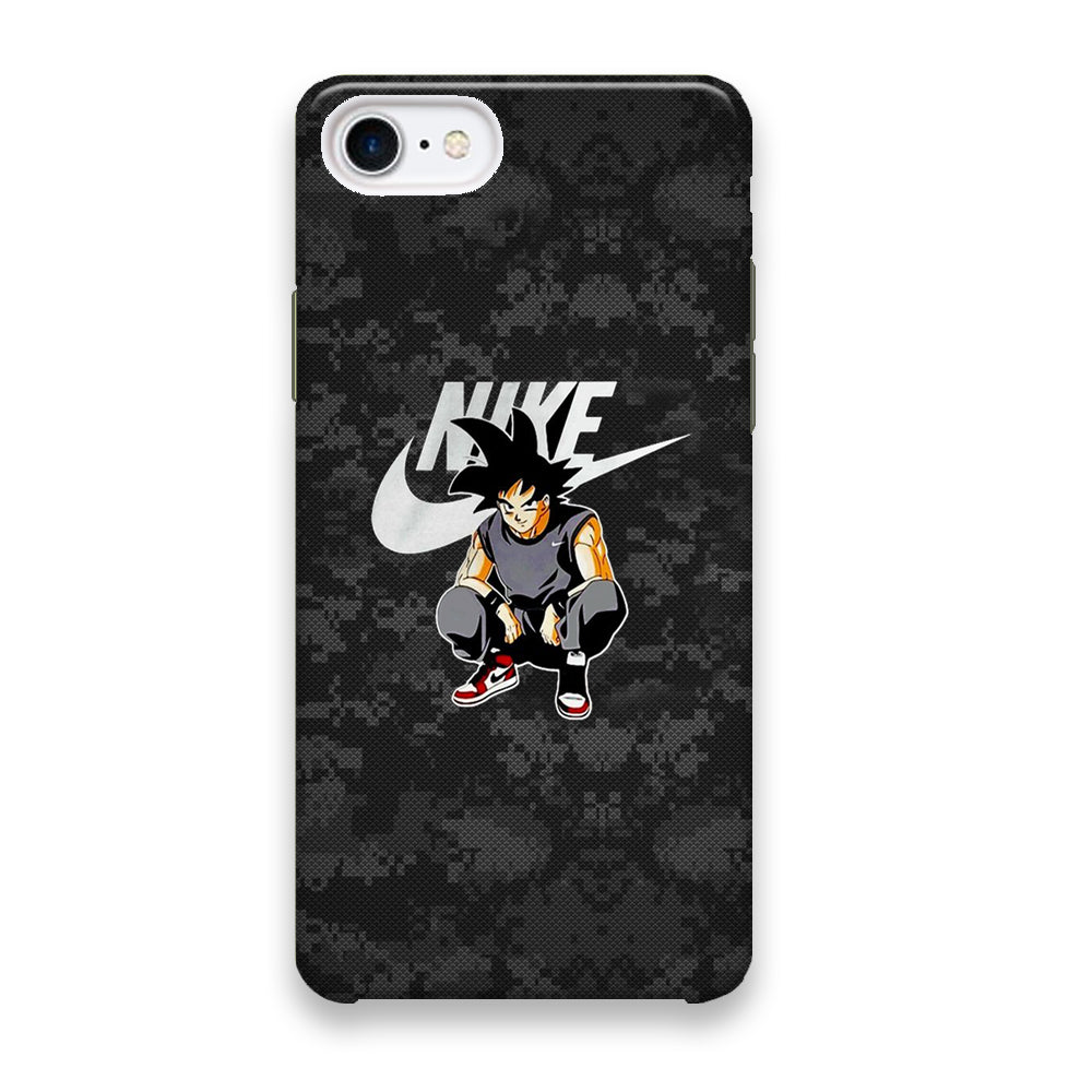 Nike Goku Pixel Black Camo iPhone 8 Case