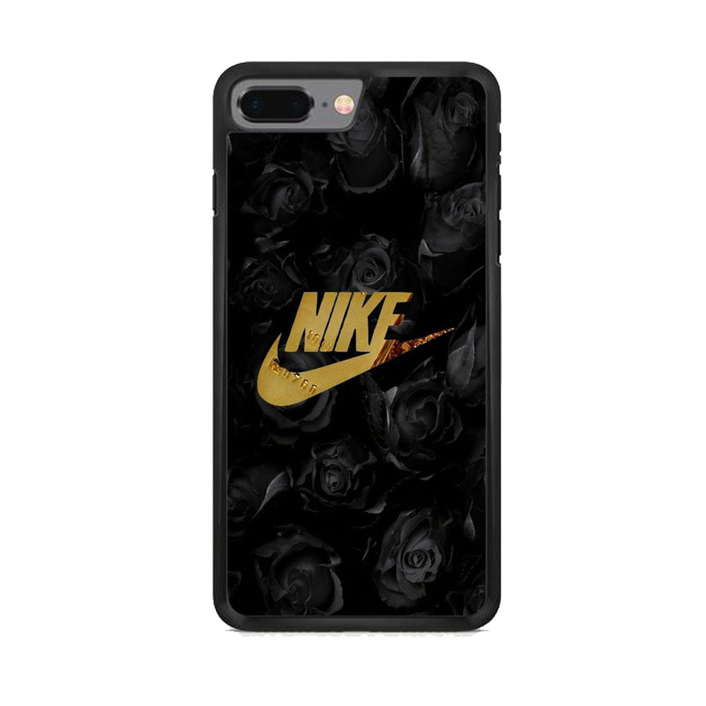 Nike Gold Black Rose iPhone 8 Plus Case