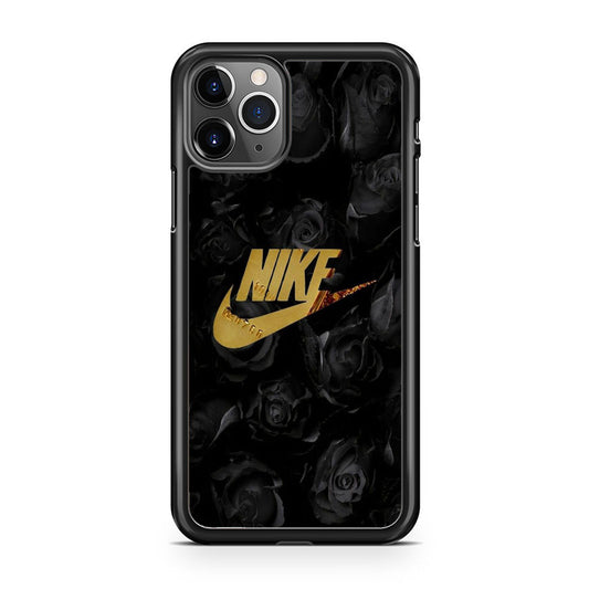 Nike Gold Black Rose iPhone 11 Pro Case