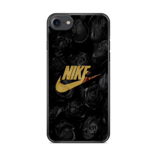 Nike Gold Black Rose iPhone 8 Case