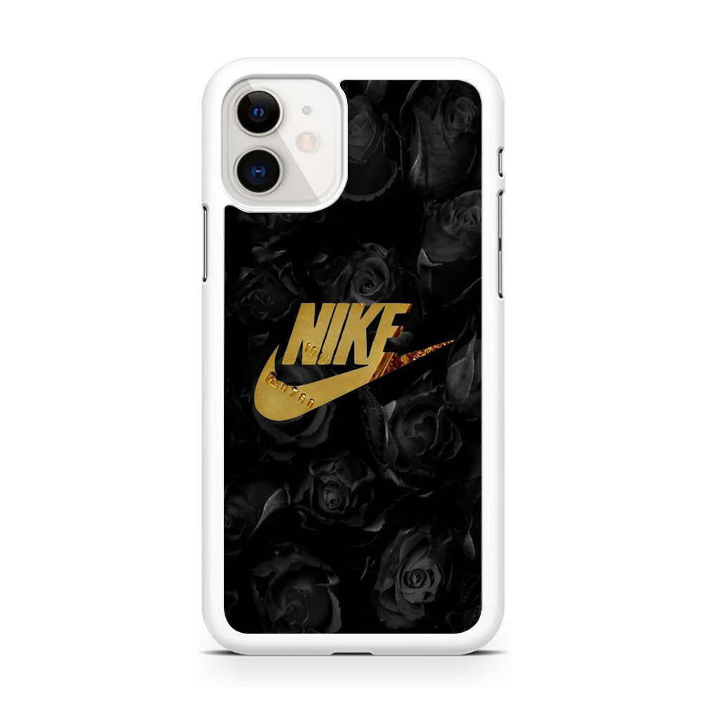 Nike Gold Black Rose iPhone 11 Case