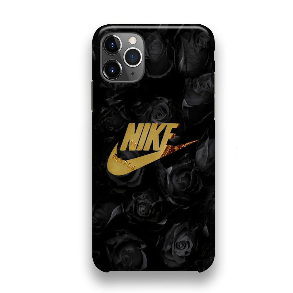 Nike Gold Black Rose iPhone 11 Pro Case