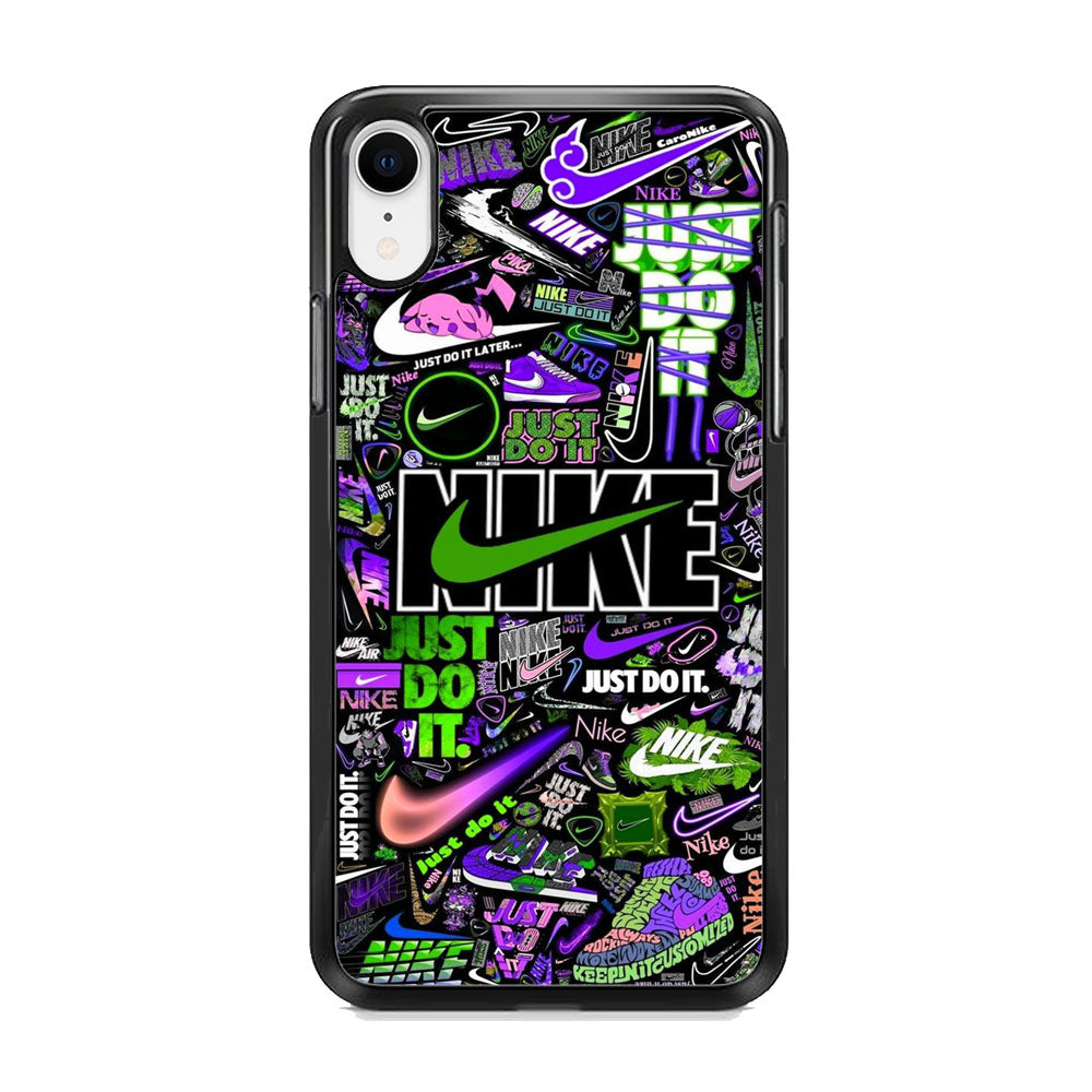 Nike Green Wall Symbol iPhone XR Case