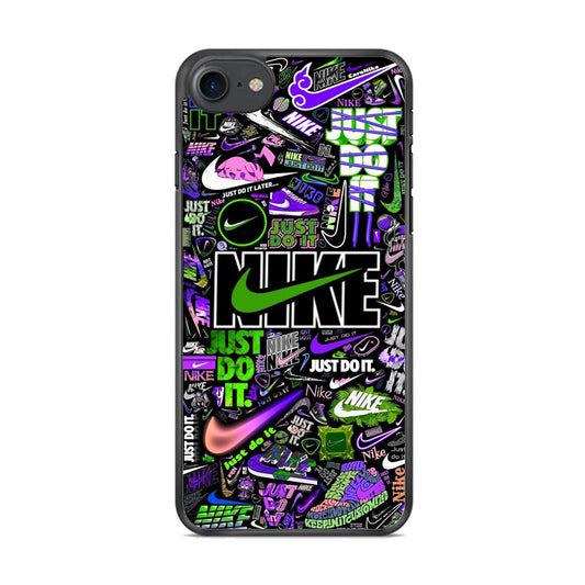 Nike Green Wall Symbol iPhone 8 Case