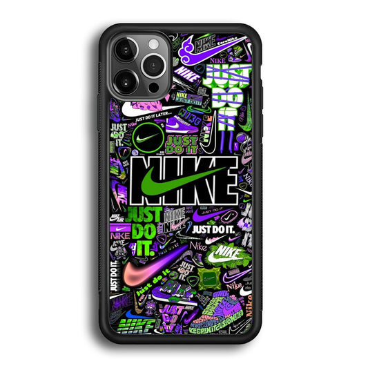 Nike Green Wall Symbol iPhone 12 Pro Case