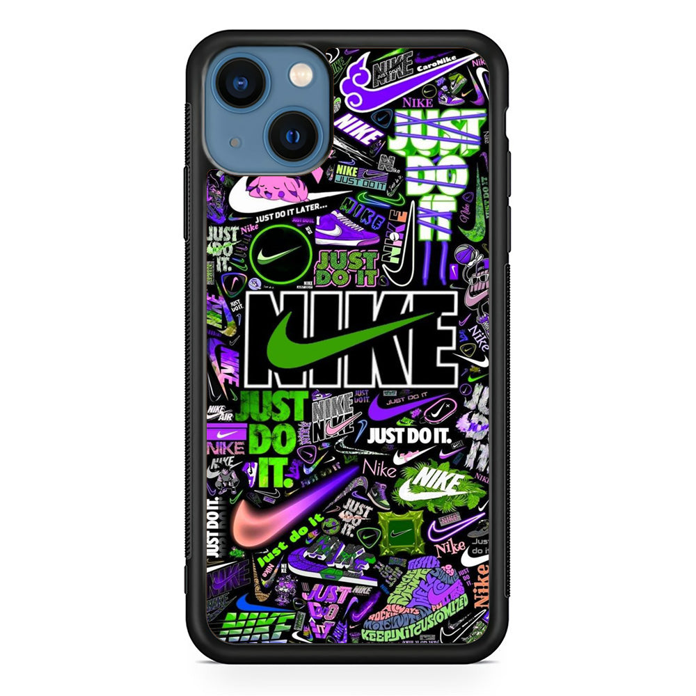 Nike Green Wall Symbol iPhone 13 Case