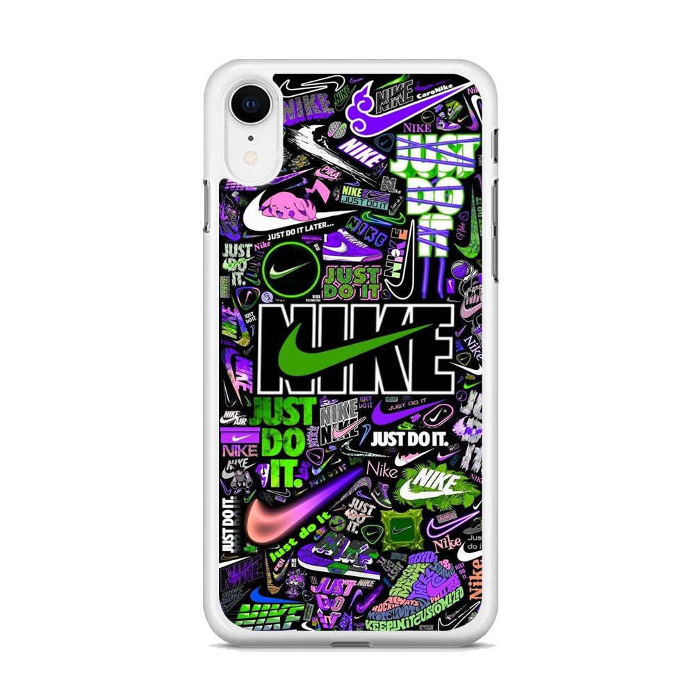 Nike Green Wall Symbol iPhone XR Case