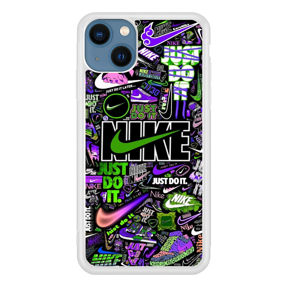 Nike Green Wall Symbol iPhone 13 Case