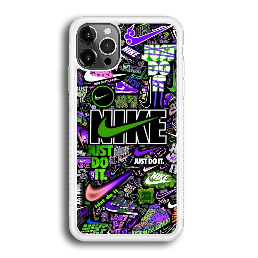 Nike Green Wall Symbol iPhone 12 Pro Max Case