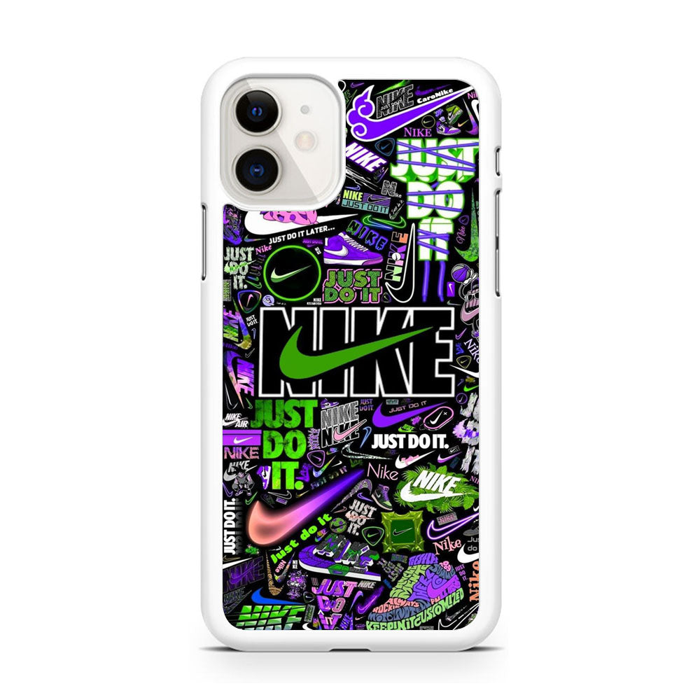 Nike Green Wall Symbol iPhone 11 Case