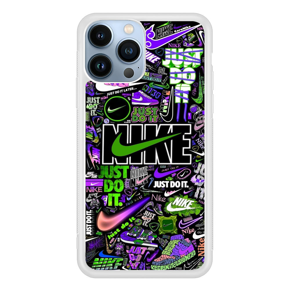 Nike Green Wall Symbol iPhone 13 Pro Max Case