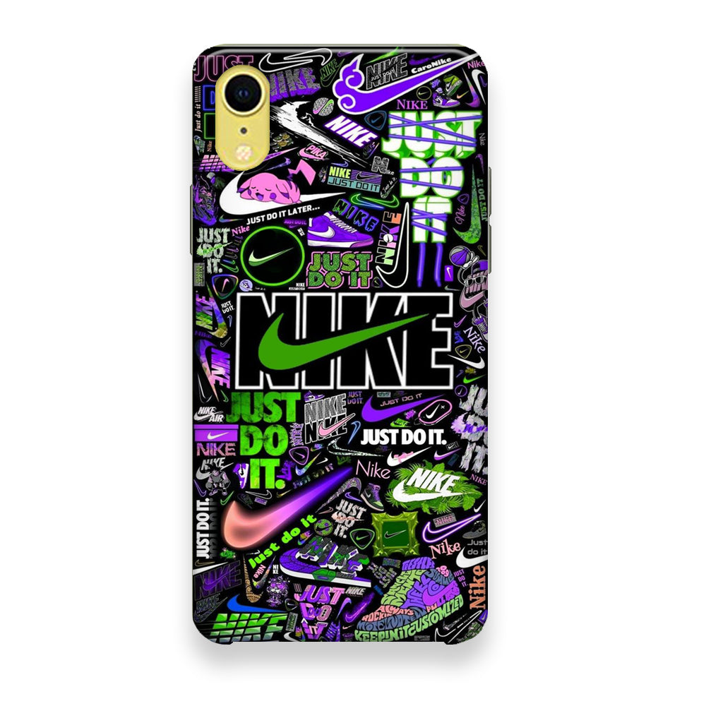 Nike Green Wall Symbol iPhone XR Case