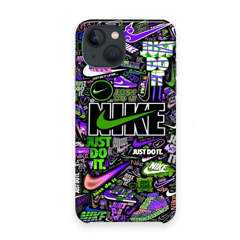 Nike Green Wall Symbol iPhone 13 Case