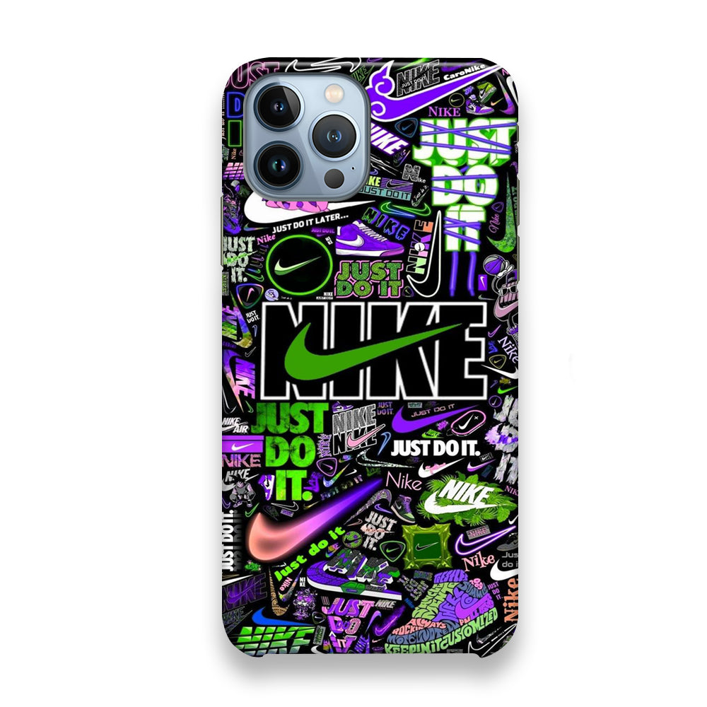 Nike Green Wall Symbol iPhone 13 Pro Case