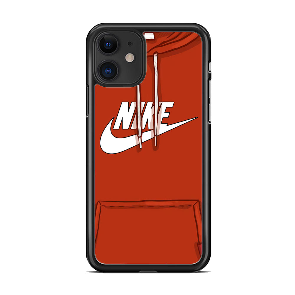 Nike Hoodie Red iPhone 11 Case