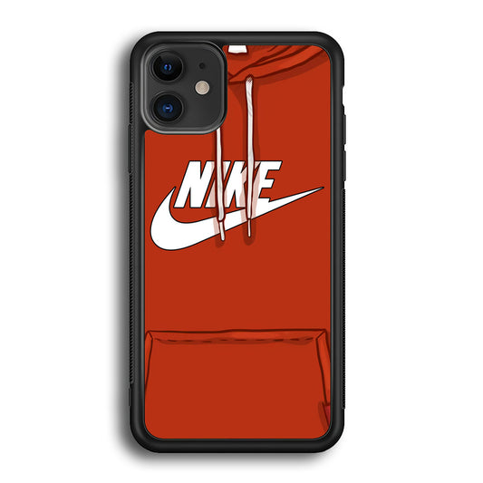 Nike Hoodie Red iPhone 12 Case