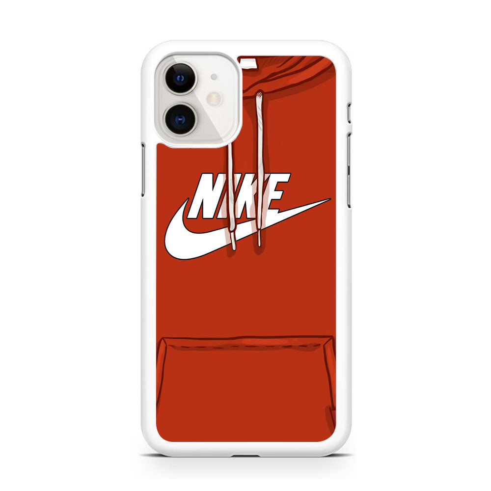 Nike Hoodie Red iPhone 11 Case