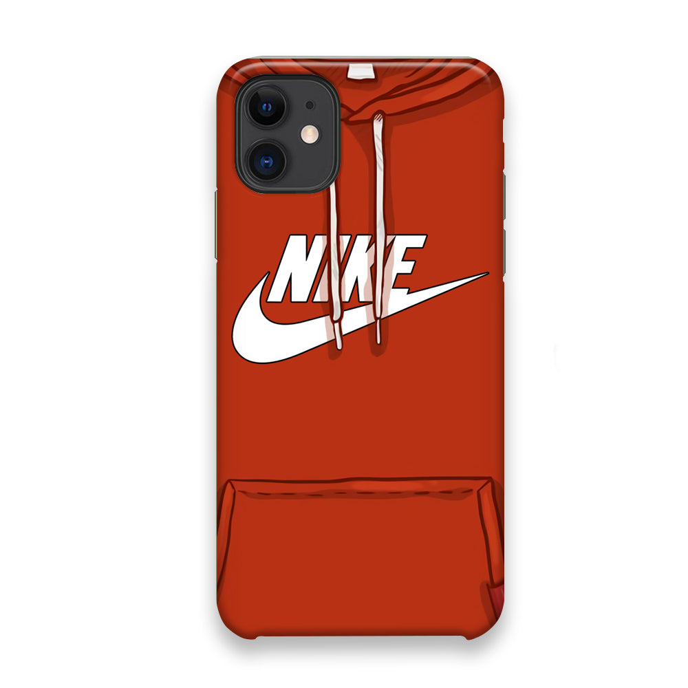 Nike Hoodie Red iPhone 11 Case