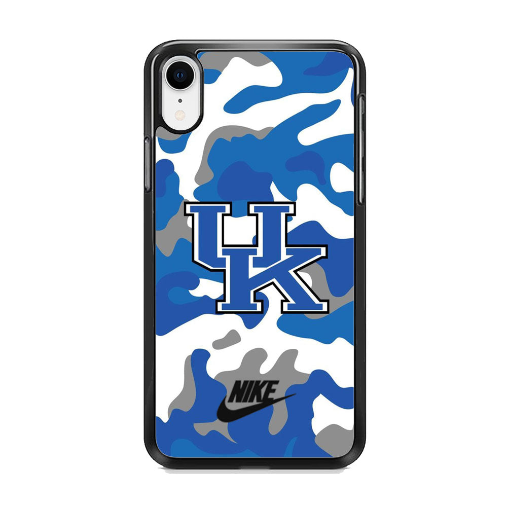 Nike Kentucky Wildcats Blue Camo iPhone XR Case