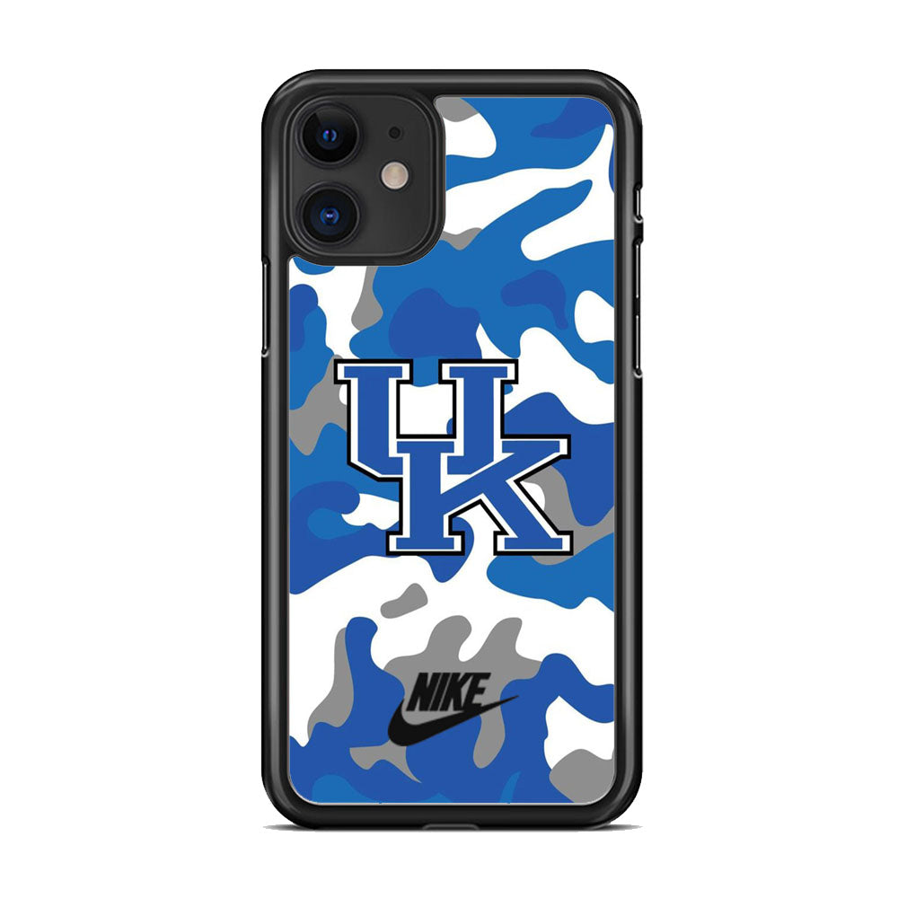 Nike Kentucky Wildcats Blue Camo iPhone 11 Case