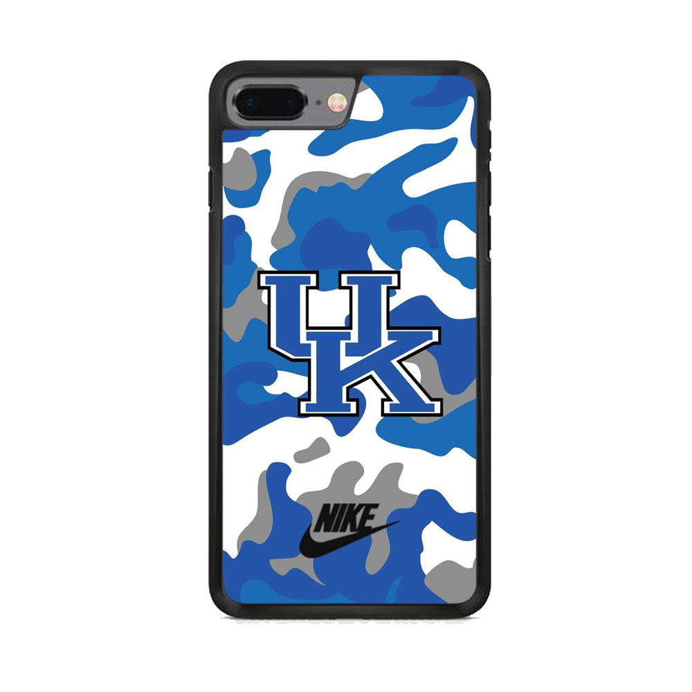 Nike Kentucky Wildcats Blue Camo iPhone 8 Plus Case