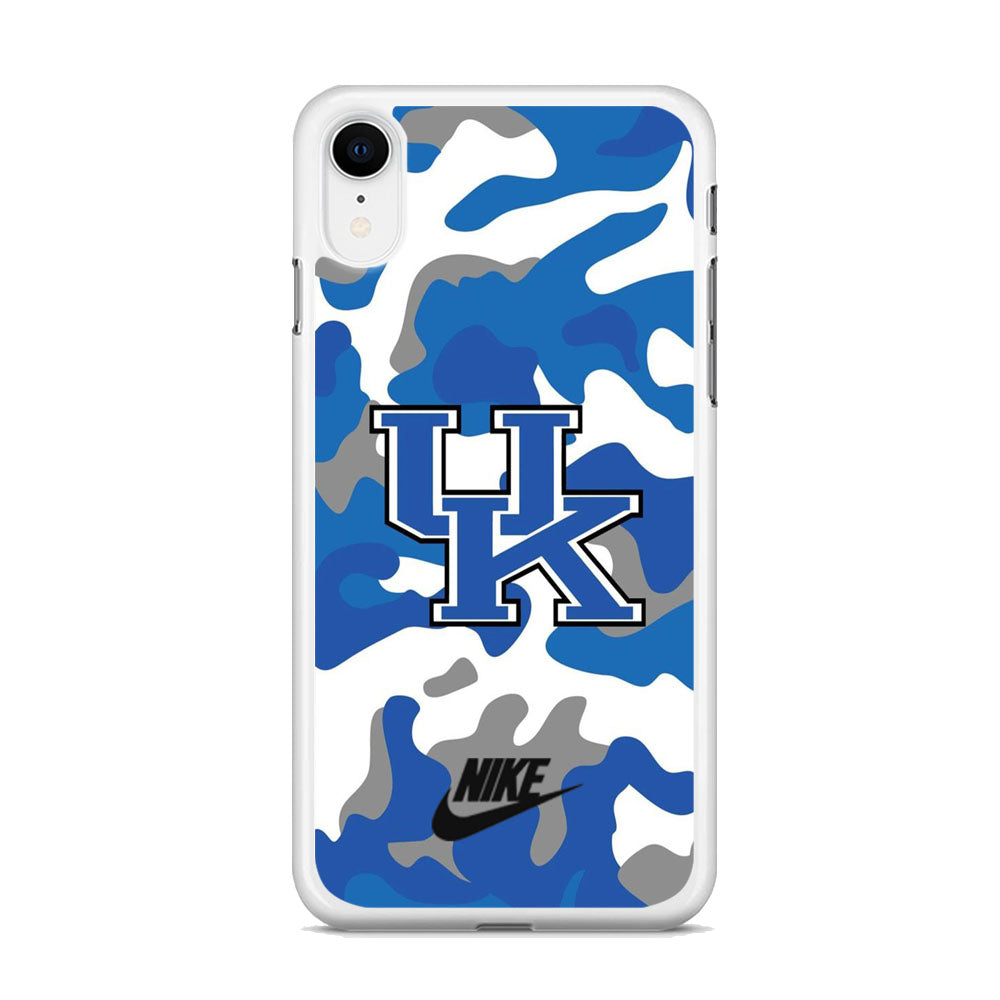 Nike Kentucky Wildcats Blue Camo iPhone XR Case