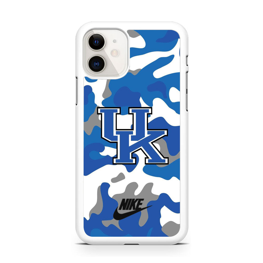 Nike Kentucky Wildcats Blue Camo iPhone 11 Case