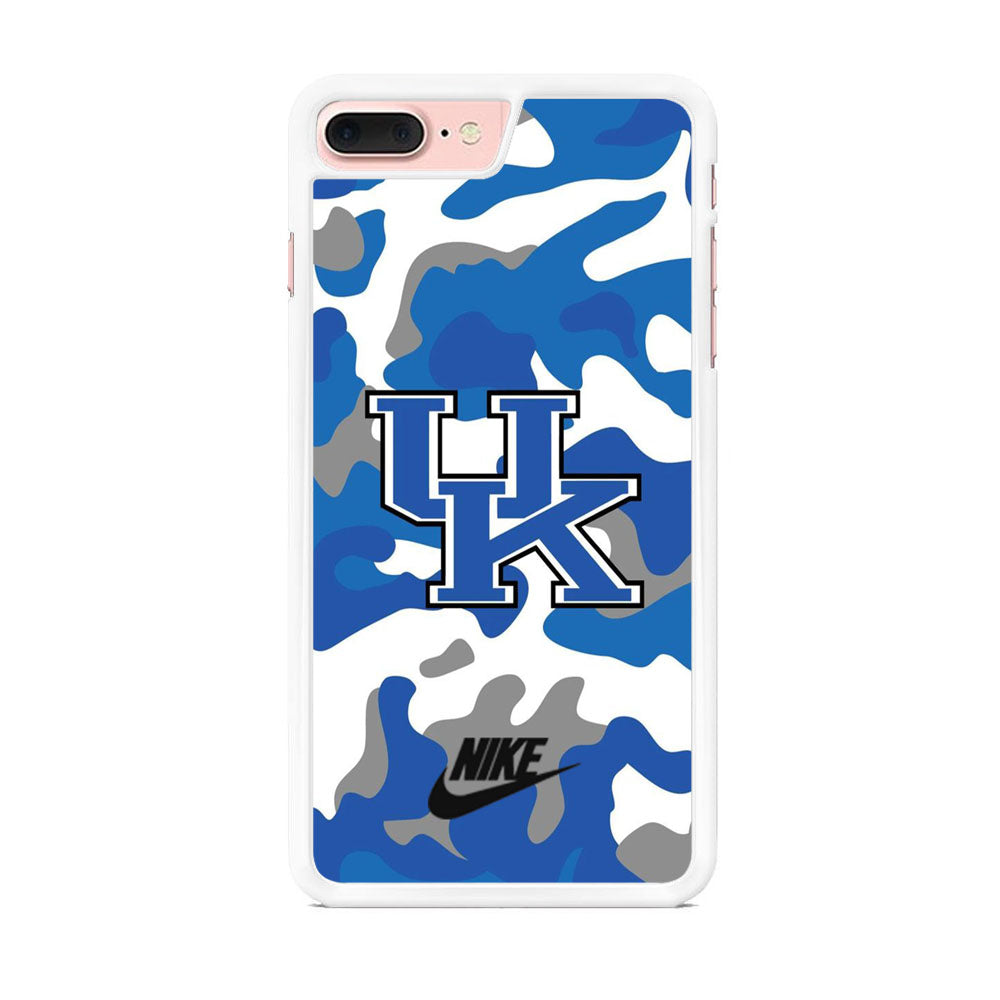 Nike Kentucky Wildcats Blue Camo iPhone 8 Plus Case