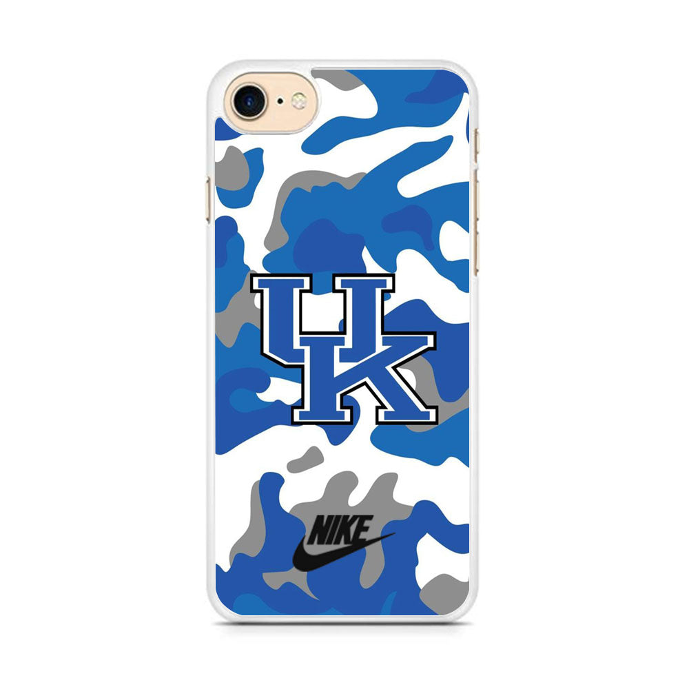 Nike Kentucky Wildcats Blue Camo iPhone 8 Case